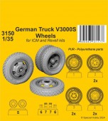 CMK 3150 German Truck V3000S Wheels 1/35 / for ICM kits 1:35