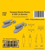CMK 4442 Tempest Bomb Racks & 500 Lb Bombs 1:48