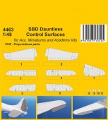 CMK 4463 SBD Dauntless Control Surfaces / for Acc. Miniartures and Academy kits 1:48