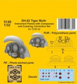 CMK 5140 DH.82 Tiger Moth Instrument P. with Compasses and Coaming, Correction S. 1:32