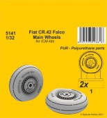 CMK 5141 Fiat CR.42 Main Wheels (ICM kit) 1:32