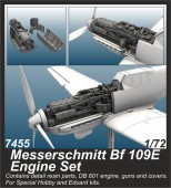 CMK 7455 Messerschmitt Bf 109E Engine 1:72