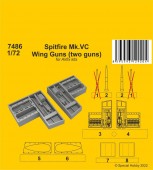 CMK 7486 Spitfire Mk.VC Wing Guns (two guns) / for Airfix kit 1:72