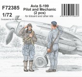CMK F72385 Avia S-199 Pilot and Mechanic for Eduard and other kits 1:72