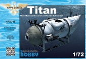 CMK N72045 Titan World Famous Research and Tourist Submarine 1:72