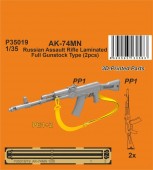 CMK P35019 AK-74MN Soviet/Russian Assault Rifle / Laminated Full Gunstock Type 1/35 