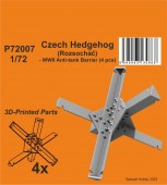 CMK P72007 Czech Hedgehog - WWII Anti-tank Barrier (6 pcs) 1:72