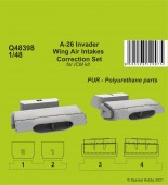 CMK Q48398 A-26 Invader Wings Air Intakes Correction Set 1:48