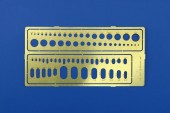 Eduard 00001 Kreise und Ovale Gravierschablone 1:72
