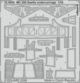 Eduard 325002 MC.200 Saetta undercarriage for Italeri 1:32