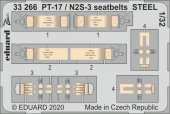Eduard 33266 PT-17 / N2S-3 seatbelts Steel for ICM 1:32