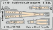 Eduard 33391 Spitfire Mk.Vb seatbelts STEEL for Kotare 1:32