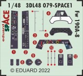 Eduard 3DL48079 Fw 190A-8 SPACE 1:48