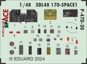 Eduard 3DL48170 P-47D-30 SPACE MINIART 1:48