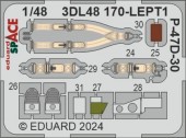 Eduard 3DL48170 P-47D-30 SPACE MINIART 1:48