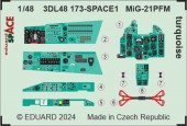 Eduard 3DL48173 MiG-21PFM turquoise SPACE EDUARD 1:48