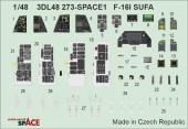 Eduard 3DL48273 F-16I SUFA SPACE for Great Wall Hobby 1:48