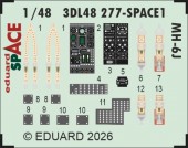 Eduard 3DL48277 MH-6J SPACE for ICM 1:48