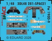 Eduard 3DL48281 Fw 190D-9 SPACE 1/48 for Miniart 1:48