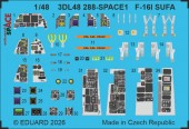 Eduard 3DL48288 F-16I SUFA SPACE for Kinetic 1:48