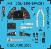Eduard 3DL48290 Typhoon Mk.Ib SPACE for Hasegawa / Hobby 2000 1:48