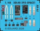 Eduard 3DL48292 AH-6J SPACE for ICM 1:48