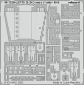 Eduard 491339 B-24D nose interior REVELL 1:48