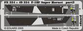 Eduard 49334 F-18F Super Hornet interior for Hasegawa 1:48