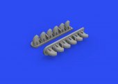 Eduard 632161 P-40E exhaust stacks for Trumpeter 1:32