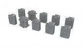 Eduard 635059 WWII German Jerry Cans PRINT 1:48