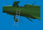 Eduard 6481150 MiG-21F ladder PRINT for Eduard 1:48