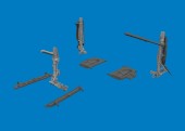 Eduard 6481168 MiG-21F undercarriage legs PRINT for Eduard 1:48