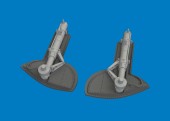 Eduard 6481169 Spitfire Mk.IX/XVI undercarriage legs PRINT for Eduard 1:48