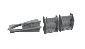 Eduard 6481172 MiG-21F wheel bays PRINT for Eduard 1:48