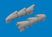 Eduard 6481185 Hurricane Mk.I exhaust rounded PRINT for Arma Hobby 1:48