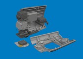 Eduard 6481191 P-40K radio compartment PRINT for Eduard 1:48