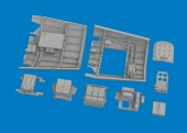 Eduard 6481191 P-40K radio compartment PRINT for Eduard 1:48