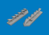 Eduard 6481199 Fw 190D-9 exhaust stacks PRINT for Miniart 1:48