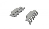 Eduard 6481208 Spitfire Mk.IX exhaust stacks fishtail PRINT for Airfix 1:48