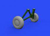 Eduard 648556 Tiger Moth wheels for Airfix 1:48