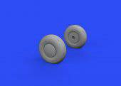 Eduard 648556 Tiger Moth wheels for Airfix 1:48