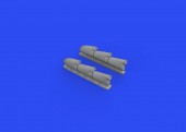 Eduard 648667 Spitfire Mk.V three-stacks exhausts rounded for EDUARD 1:48