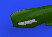 Eduard 648668 Spitfire Mk.V three-stacks exhausts fishtail for EDUARD 1:48