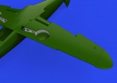 Eduard 648880 Bf 109F wheel bays rounded PRINT EDUARD 1:48