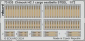 Eduard 73833 Chinook HC.1 cargo seatbelts STEEL AIRFIX 1:72