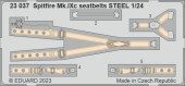 Eduard 23037 Spitfire Mk.IXc seatbelts STEEL AIRFIX 1:24