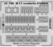 Eduard 32796 B-17 seatbelts FABRIC for HK Models 1:32