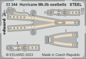 Eduard 33344 Hurricane Mk.IIb seatbelts STEEL REVELL 1:32