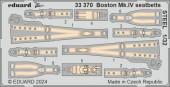 Eduard 33370 Boston Mk.IV seatbelts STEEL HKM 1:32