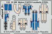Eduard 33389 Meteor F.8/FR.9 seatbelts STEEL for Revell 1:32